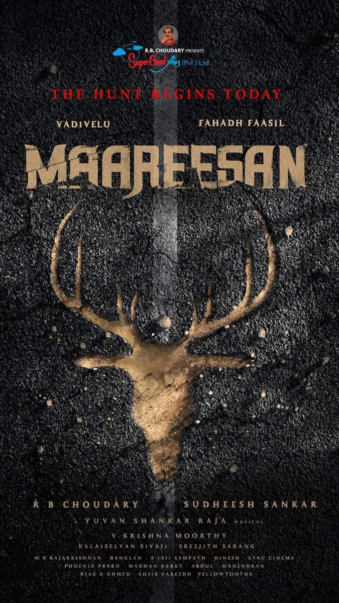 #FahadhFaasil - #Vadivelu next after #Maamannan is titled as #Maareesan 

Title Look out now!
