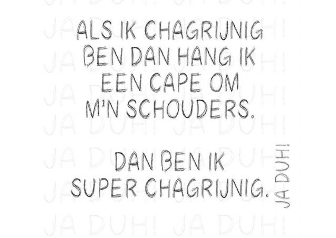 Justmenikita's tweet photo. Ik ben chagrijnig... ik heb geen oog dicht gedaan vannacht. Weetje wat, ik doe een cape om want eigelijk ben ik  door #StromIsha super chagrijnig ! https://t.co/c5kEyZXgcf
