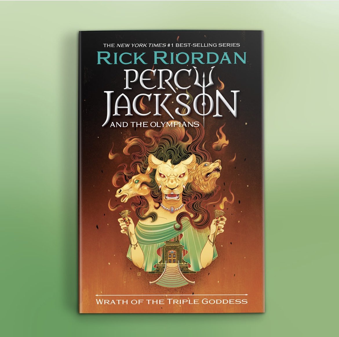 Cover reveal 🌟 Wrath of the Triple Goddess, the latest book in the #percyjackson installment and my #7 cover for this incredible series. 

Many thanks again to @JoannHillnyc @SOLurie @disneybooks and <a href="/rickriordan/">Rick Riordan</a> again. At this point, you guys feel like family 😆