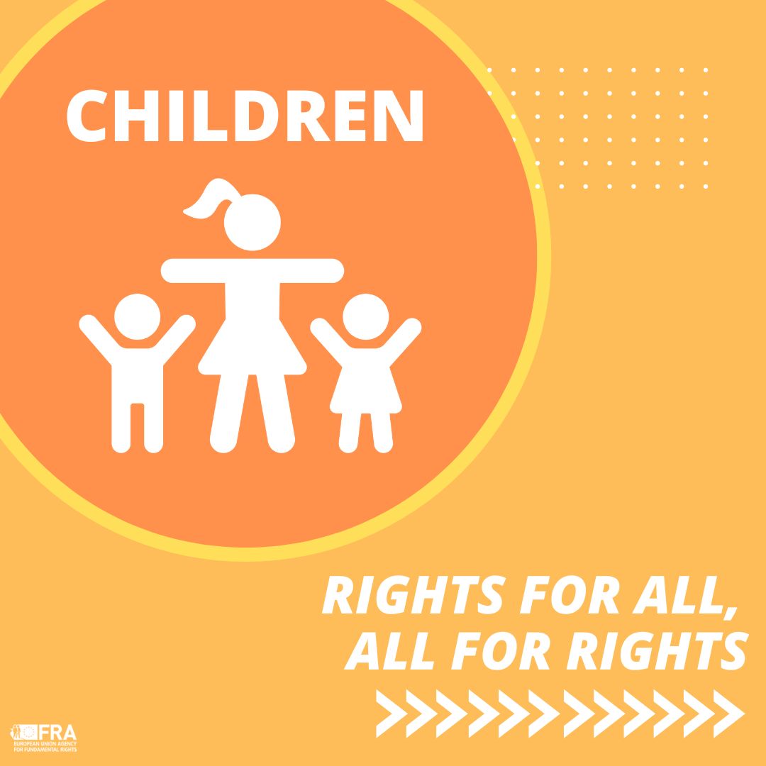 Every child has #FundamentalRights. 
All children should be protected and their best interests ensured.
Rights for all, all for rights.
The #EURightsAgency can help - #OurDataYourAlly.
See for yourself: europa.eu/!Y8GTGT