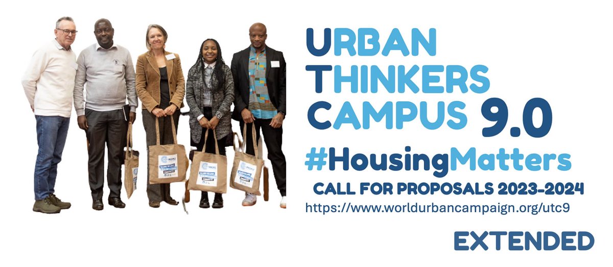 urbancampaign's tweet photo. 🌟 Exciting News! 🌟 The Call for Proposals for our upcoming UTCs has been EXTENDED until February 26th! 🚀

🌐 Don't miss out on the chance to share your groundbreaking ideas for a more sustainable, inclusive, and resilient urban future. 🏙️

🧲https://t.co/BbsrVFSdHr https://t.co/LWuxe5ES5z
