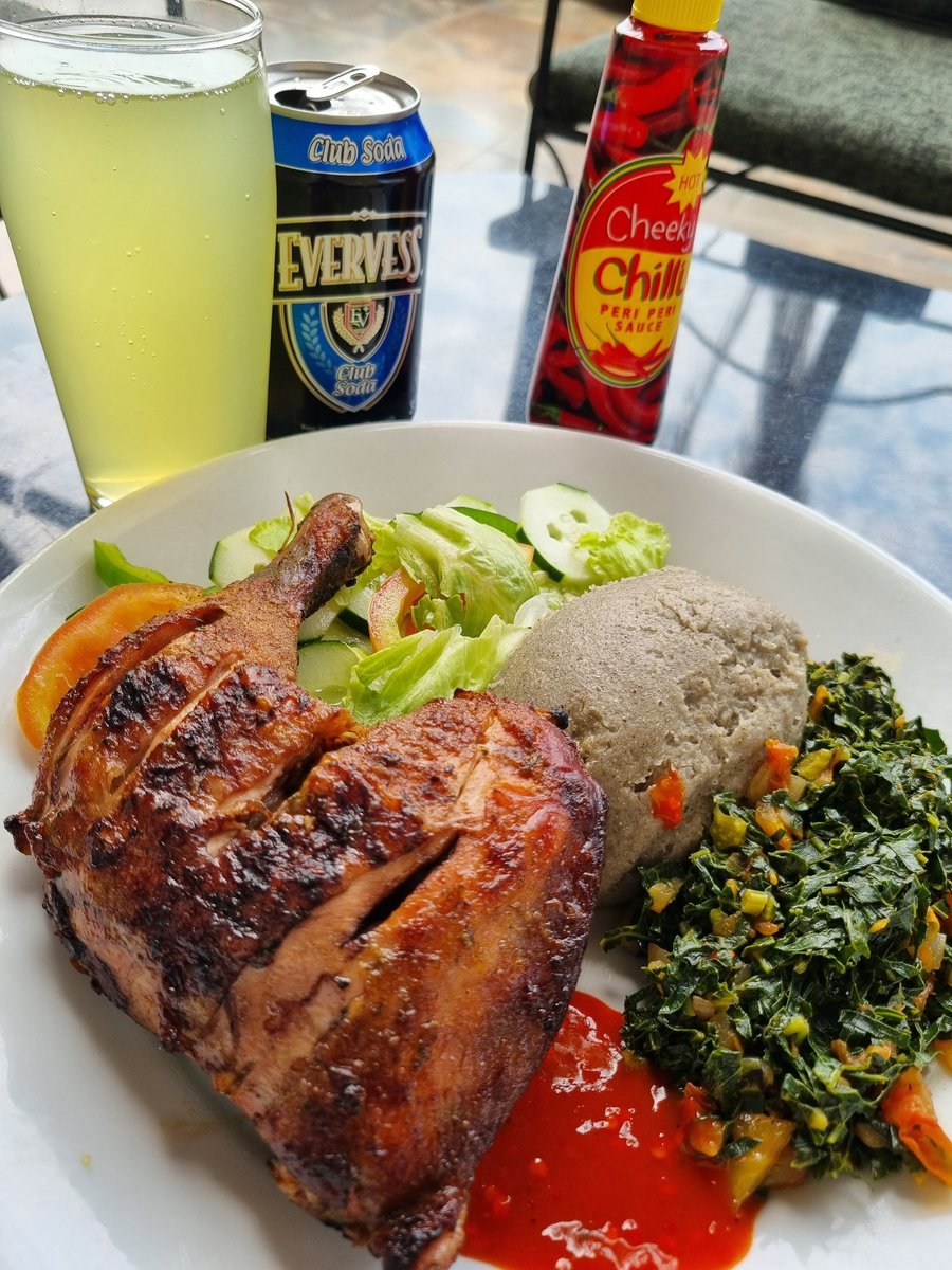 Our Grilled chicken and sadza remhunga @TeamFuloZim