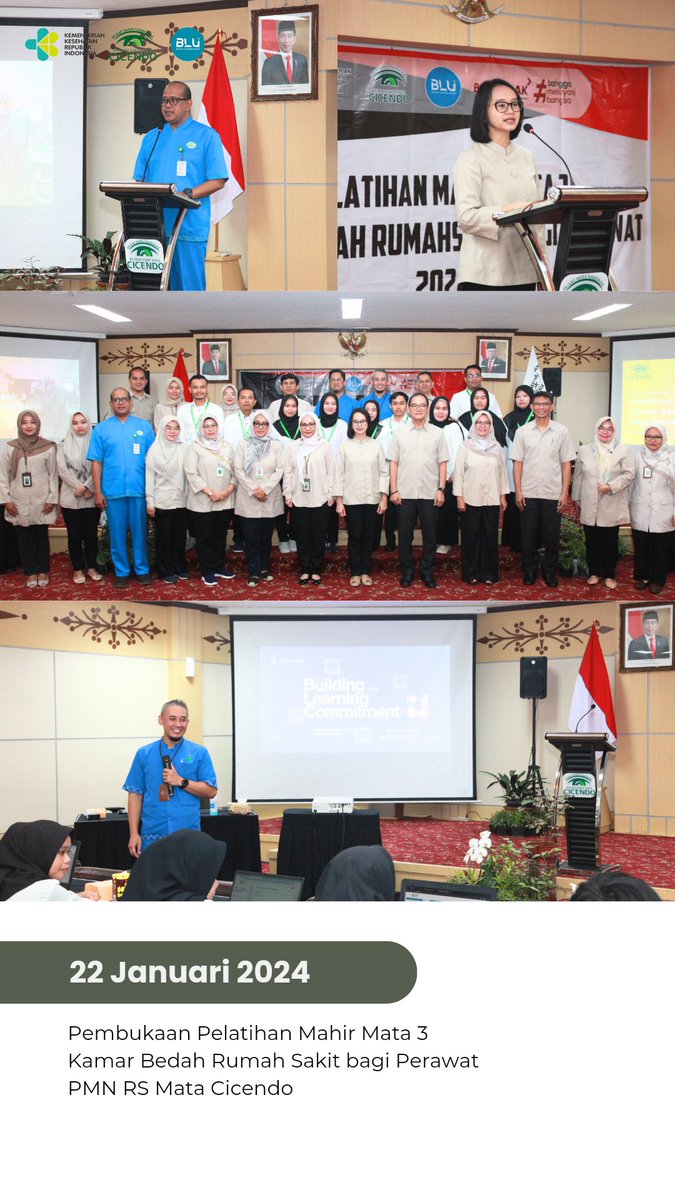 rs_matacicendo's tweet image. Pembukaan #Pelatihan Mahir #Mata 3 #Kamar #Bedah Rumah Sakit bagi #Perawat di PMN RS Mata Cicendo