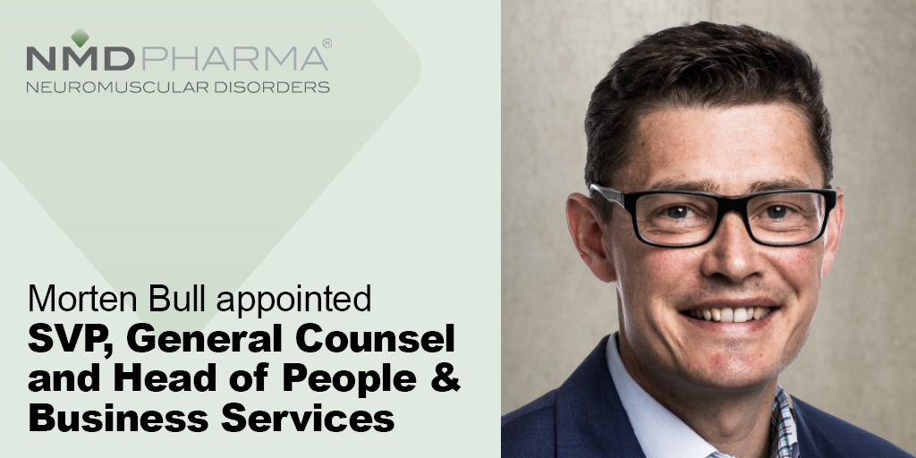 We’re pleased to announce the appointment of Morten Bull as SVP, General Counsel and Head of People & Business Services. Morten is an accomplished lawyer with over 20 years' experience on #ClinicalDevelopment, research collaborations and M&A. For more: nmdpharma.com/press-releases
