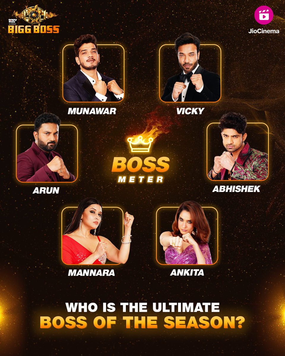 One last Boss Meter battle is about to begin and yeh hai aap sab ka one last chance to make your favourite contestant shine. Vote for your favourite contestant by using their hashtag in the comments👇🏻