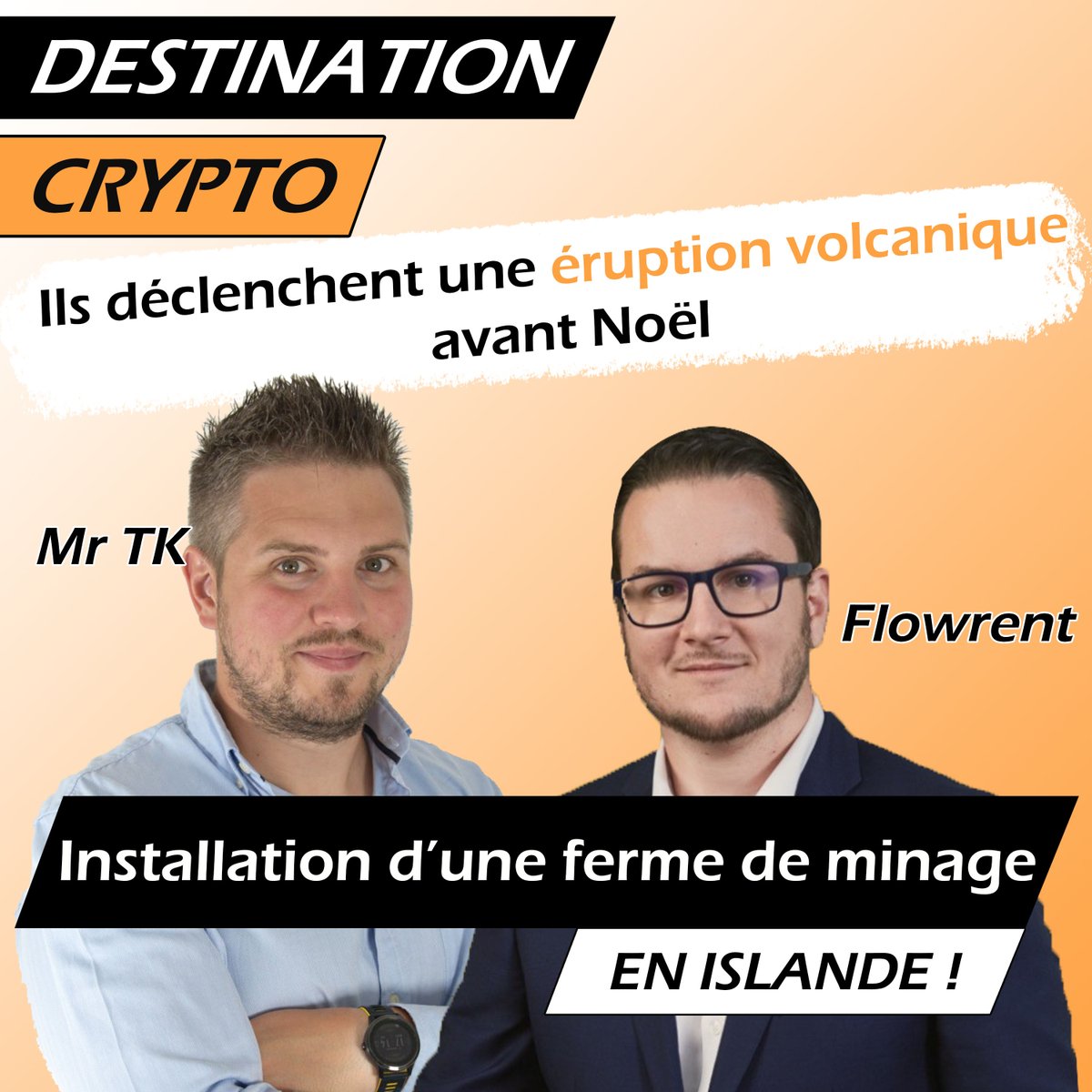 🎙️#102 : <a href="/MiningTk/">Monsieur-TK</a> &amp; <a href="/FlowRent_21M/">Flowrent</a> nous font un débrief sur l'installation de la ferme de minage <a href="/blobb_io/">BLOBB.io</a> en Islande.

Au programme : 
🌋éruption volcanique
🚫grève
😬retards de livraison
...

Assurément un épisode à ne pas louper !

👉podcastics.com/podcast/episod…

Bonne écoute !😉