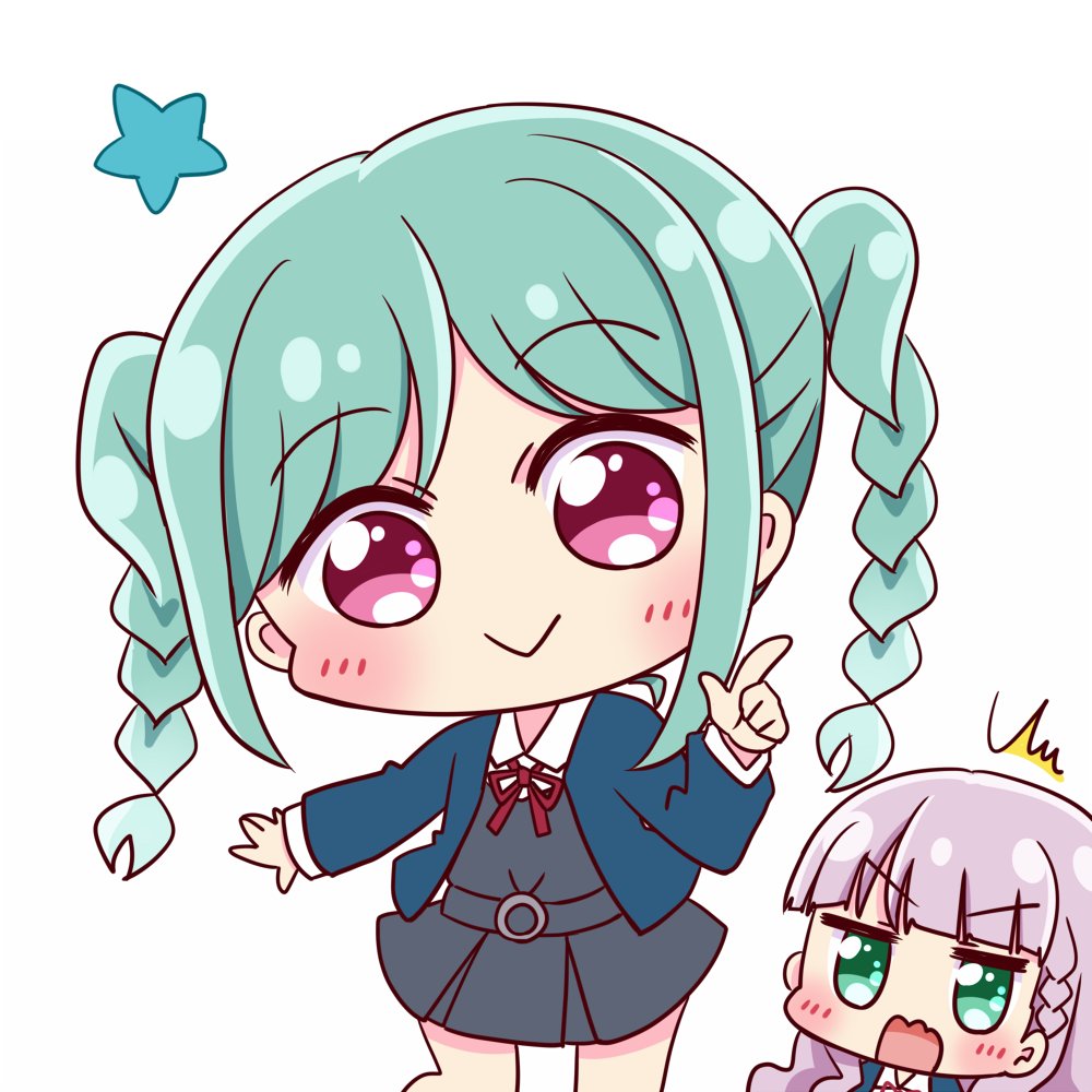 「ライブで見た冬毬ちゃんと坂倉花さんがとても可愛かった!アニメ3期でマルガレーテち」|すっぴぃ🦊僕ラブ37【きな子04】のイラスト