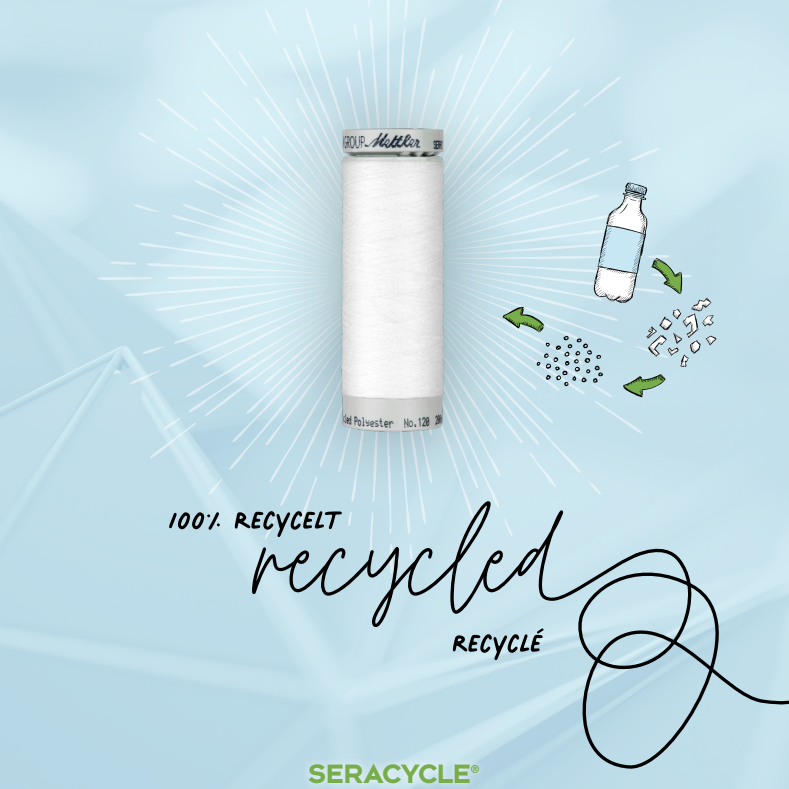 SewingGem's tweet photo. New Product!!
Sewing Gem are now the proud stockist of Mettler Seracycle thread! Made from 100% recycled PET bottles it is an all rounder polyester thread that can be used for all kinds of sewing.

 Find the 36 colours here:
https://t.co/CZPnYjsl5T

#sewinggem #mettler #sewing https://t.co/bKs4OAXbby