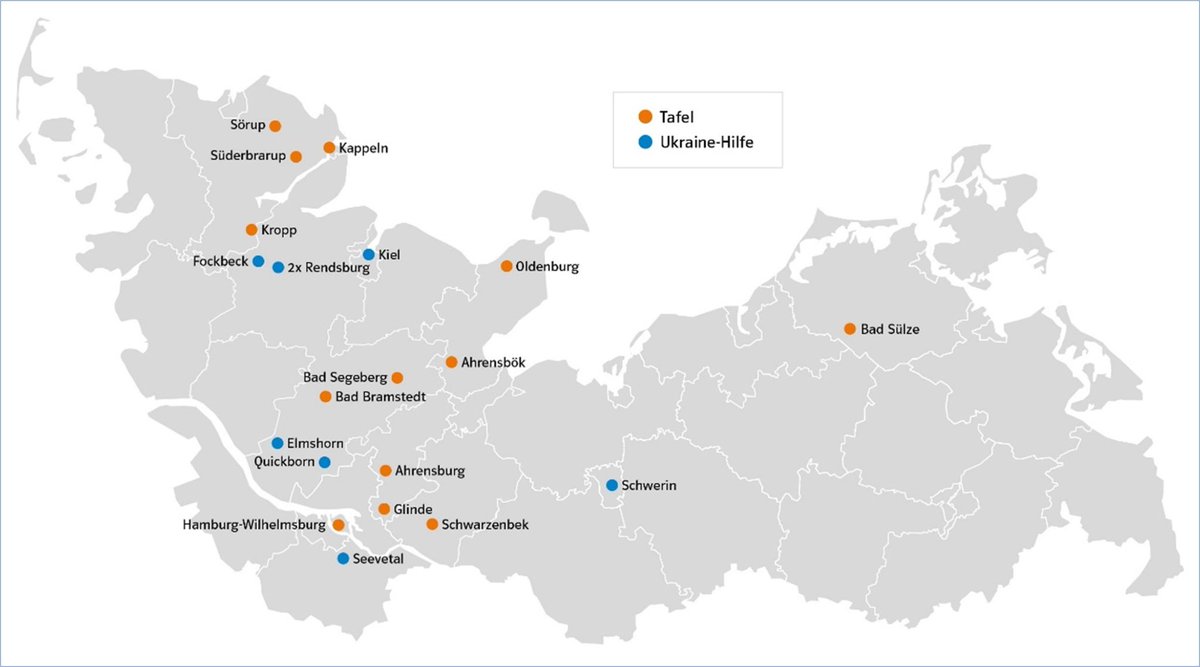 25.000 Euro aus Centbeträgen haben unsere Mitarbeiterinnen und Mitarbeiter 2023 zusammenbekommen.🤩💰 Die Summe kommt den Tafeln sowie der Ukraine-Hilfe in Norddeutschland zugute. 🙏 Mehr Infos  👉ow.ly/oN9y50QstnX #Restcent #GuterZweck #Engagement