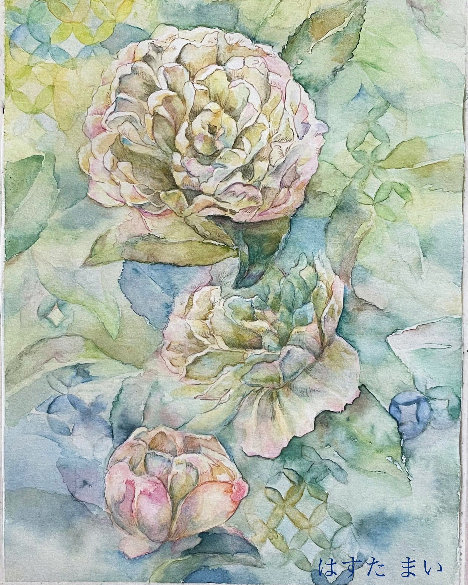 花の水彩画 - Search / X 花の水彩画 - Search / X