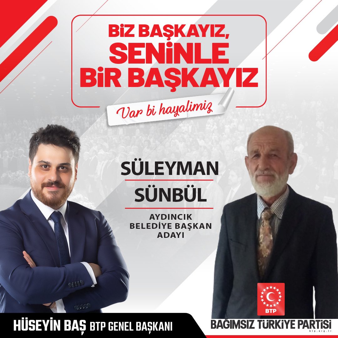 Aydıncık Belediye Başkanımız Süleyman Sünbül olmuştur. Mersin ve Aydıncığımıza hayırlı olsun #AydıncıkKazanacak #MersinKazanacak