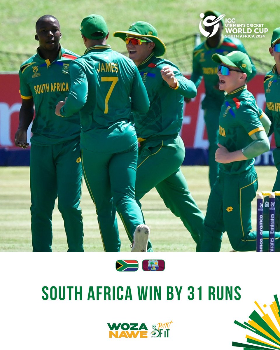 South Africa's Bafana Bafana beat Namibia 4-0 at AFCON.

Dricus Du Plessis becomes the UFC Middleweight Champion.

South Africa Women's Hockey Team beat France 2-1 in a friendly.

Proteas U-19 Men's Team beat West Indies by 31 runs at the 2024 U-19 Cricket World Cup.

South