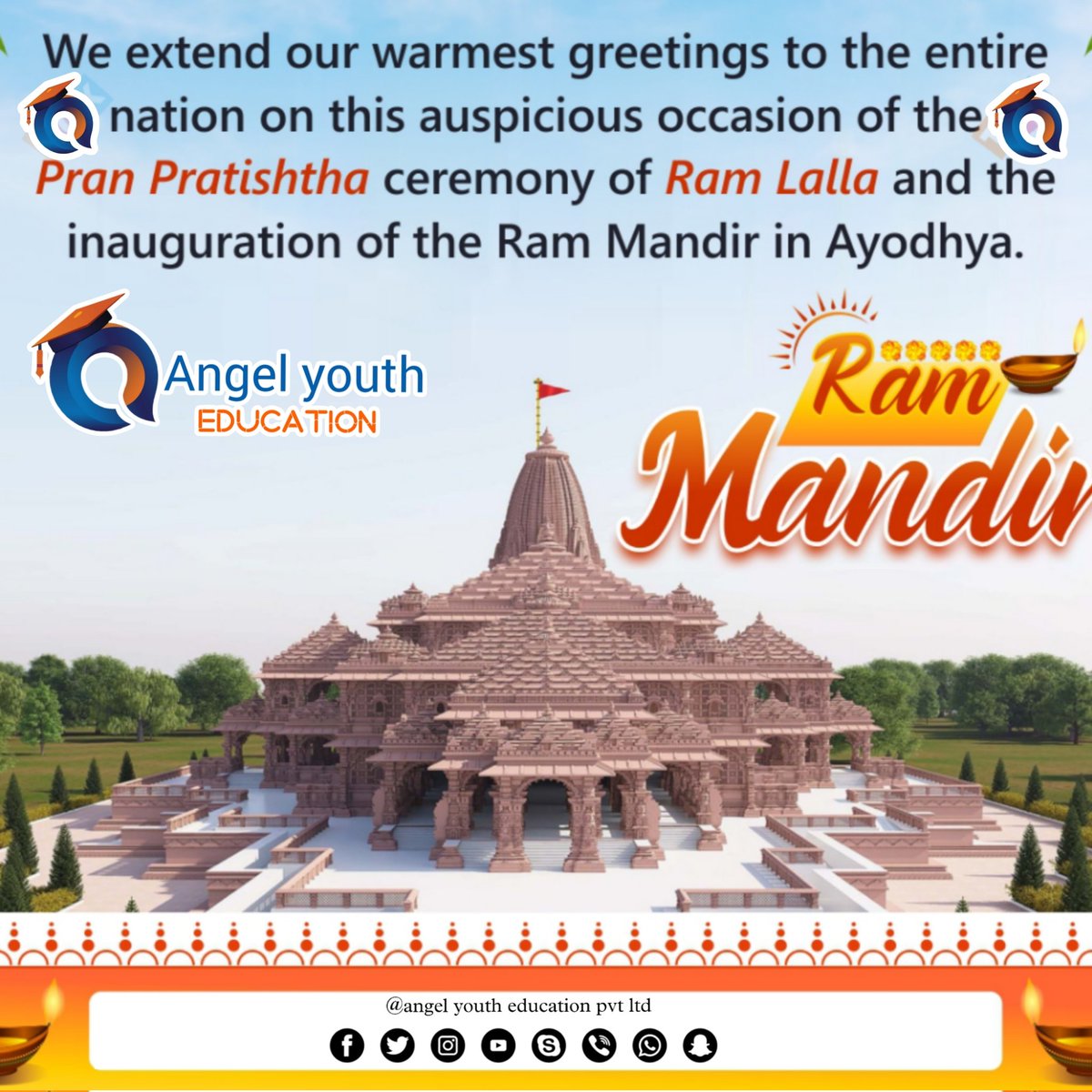#PranPratishtha Discover the enchanting beauty of Ram Mandir, adorned with flowers. Join us for the consecration ceremony on January 22nd. #स्वागत_है_श्रीराम | #Ayodhya | #RamMandir | #SabKeRam | #RamJanmbhoomiMandir | #PranPratishtha