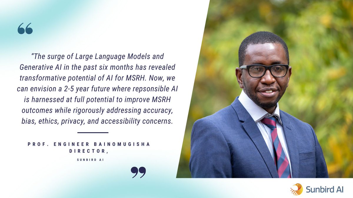 Our Director @iBaino shares how Generative AI can support Maternal and Sexual Reproductive Health in the latest edition of @AiHub4MSRH's newsletter We are promoting responsible AI approaches among the HASH sub-grantees in gender, inclusion & ethics. 🔗- hash.theacademy.co.ug/news-events/ne…