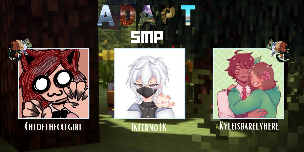 SMPAdapt's tweet image. Please welcome our next set of members!
@Chloe_Meows 
@InfernoTK_ 
@kylemightbehere