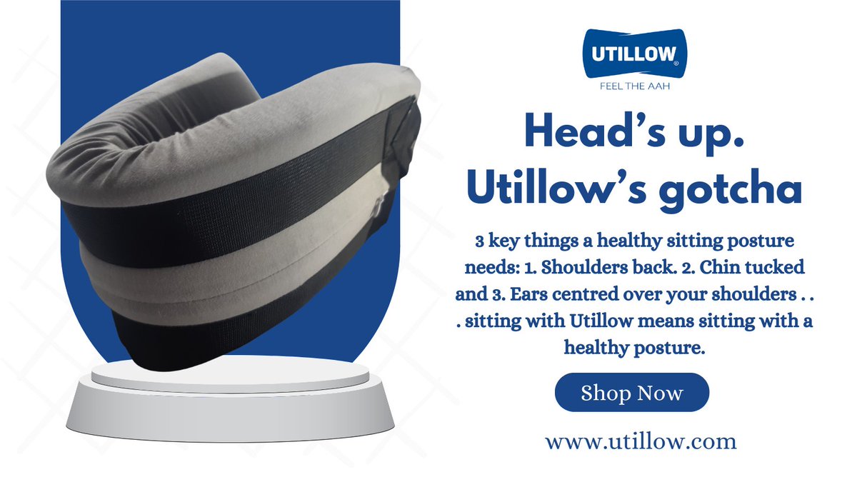Utillowpillow's tweet photo. Unlock the secret to a healthy sitting posture with Utillow! 🌟✨ Shoulders back, chin tucked, and ears centered over your shoulders – that's the winning formula for comfort and well-being. Say goodbye to discomfort, and hello to a healthier you! 🪑💡 #PostureMatters #Utillow https://t.co/kGa2kjogrR