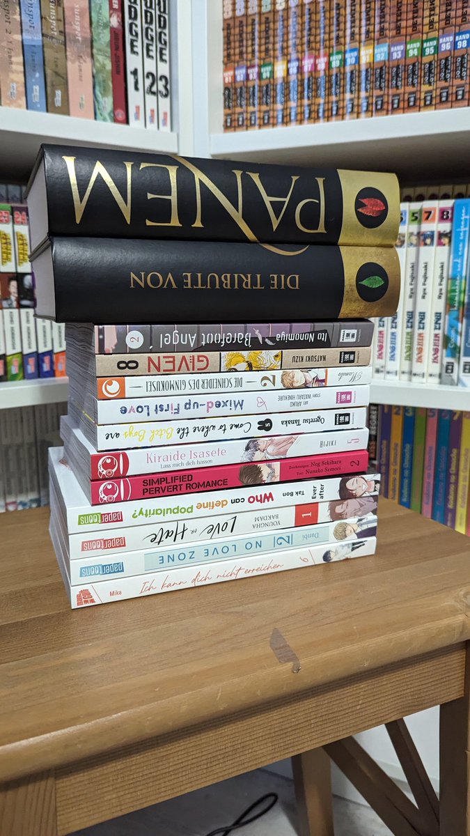 Saku_Ryu's tweet photo. #Nerdyear KW3
Mangas 11 (25 Gesamt)
Filme 5 (6 Gesamt)
LN/Romane 2 (3 Gesamt)
Anime Folgen 11 (61 gesamt)
Die 11 Mangas gehen natürlich aufs Konto von #DailyBoysLove der lieben @Lui_nchen
Mit gestern dann auch eine Leseserie von 22 Tagen in Read-o
Bisher ein gutes Jahr https://t.co/SReSsPqGOU