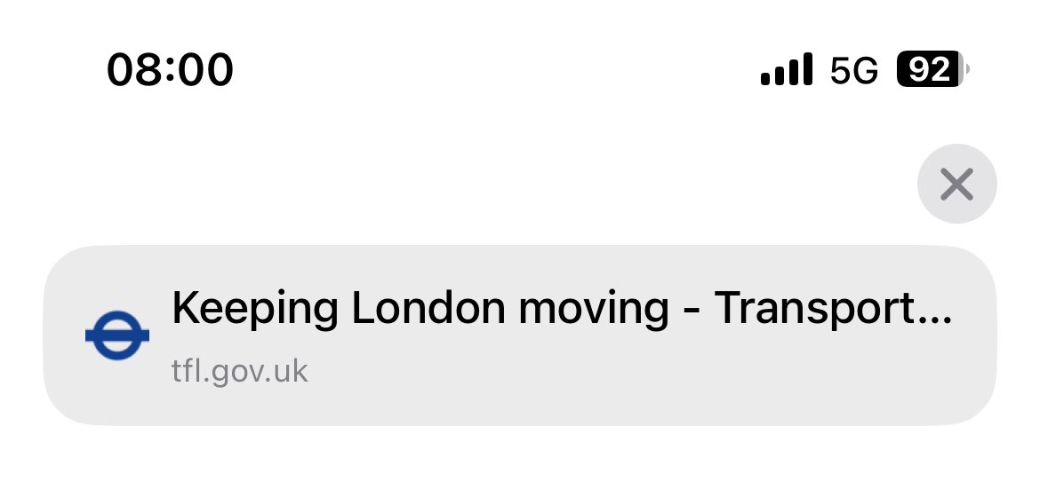 Oh the #irony of @tfl website “keeping London moving” and another day of misery for Londoners as TFL seem incapable of running the Elizabeth line service that is only 1 year 7months and 29 days old <a href="/MayorofLondon/">Mayor of London, Sadiq Khan</a> <a href="/transportgovuk/">Department for Transport</a>
