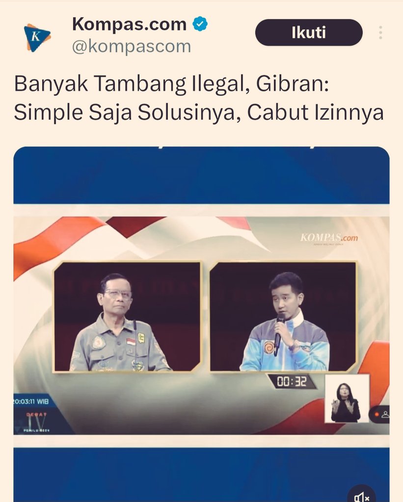 Aan__CoverBOYkw's tweet photo. Sebagai Cawapres ternyata @gibran_tweet tidak tau perbedaan Legal &amp; Ilegal.
.
Ane kasih tau mas..
Kalau legal sudah pasti ada ijinnya.
Kalau ilegal itu pasti gak ada ijinnya.
.
Trus klo ilegal ijin yg mana mau dicabut?
.
@YRadianto 
@Joker_Wedoks 
@Jelli_cent 
@_Rizmaya__ https://t.co/yY5su9p86Y