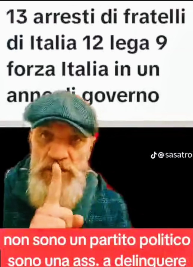 ... bilancio annuale dell'onestà della 'banda' della carciofara #Meloni & Co #22gennaio 🤮