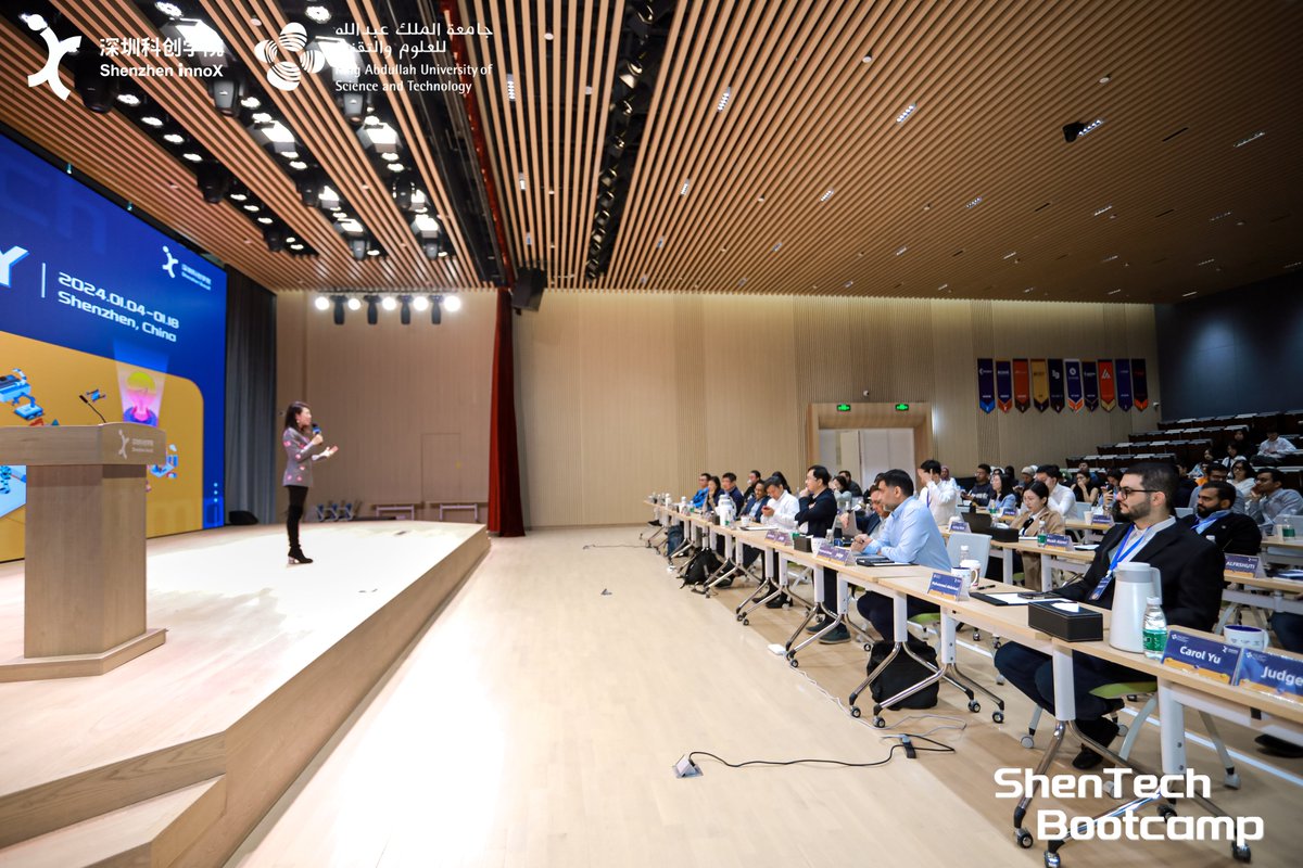 KAUST_News's tweet photo. After an exclusive 2-week entrepreneurial opportunity in Shenzhen, China #ShenTechBootcamp Congratulate the groups that excelled to accelerate their projects during the Demo Day! #KAUST
#InnoXAcademy https://t.co/K4Nk4B7ksI