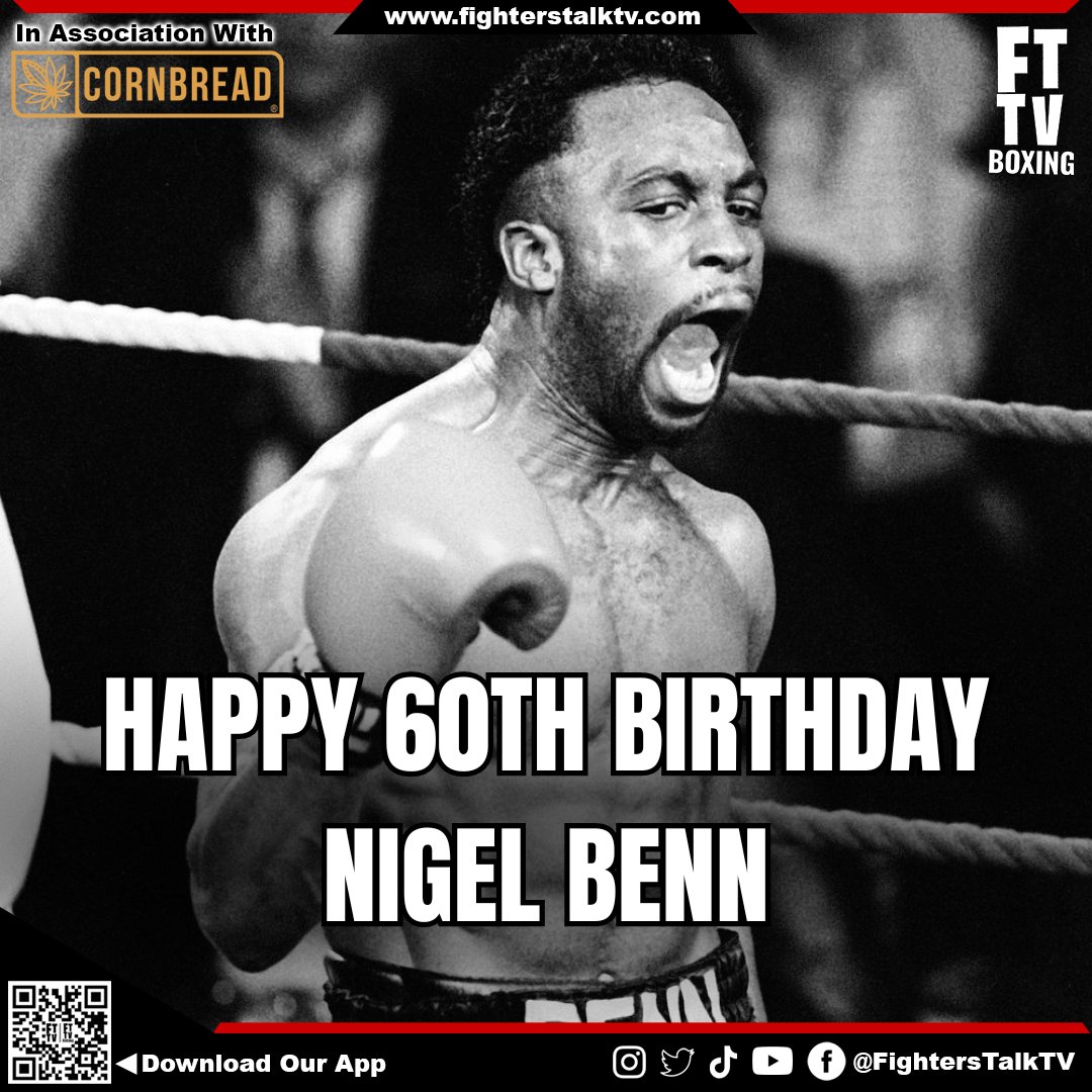 FTTVBoxing's tweet image. Happy 60th Birthday Nigel Benn

#NIGELBENN #birthday #boxingfans #Boxing