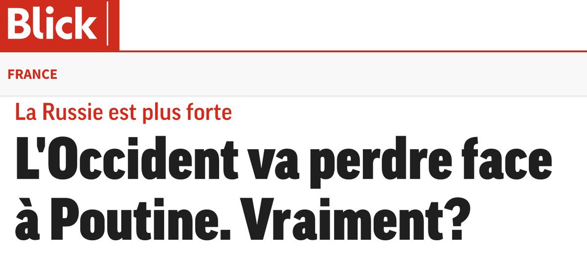 «Il ne faut pas lire @EmmanuelTodd @Gallimard si vous croyez encore dans la démocratie, dans la capacité de l’Europe à demeurer un continent d’avenir, et dans une puissance américaine certes écrasante, mais plutôt vertueuse, car elle défend nos libertés» @Blick_fr a lu le livre…