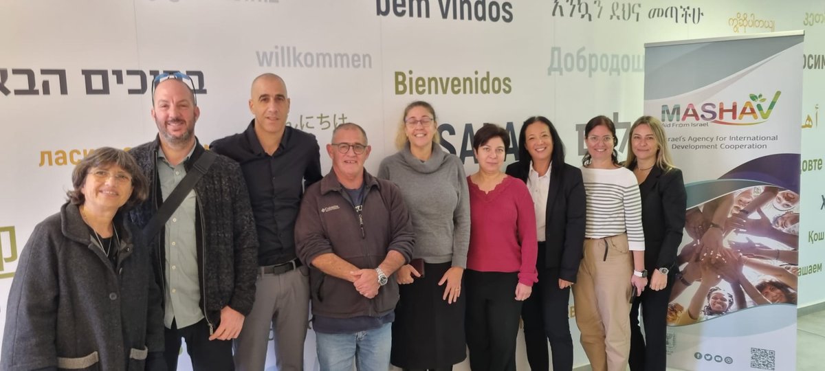 MASHAVisrael's tweet photo. We were happy to host delegates from Israel’s National Defense College at @MASHAVisrael's International Agricultural Training Center @MATCShefayim. We presented our worldwide projects and activities and discussed the importance and impact of agriculture to sustainable development https://t.co/yO5lgrGqCs