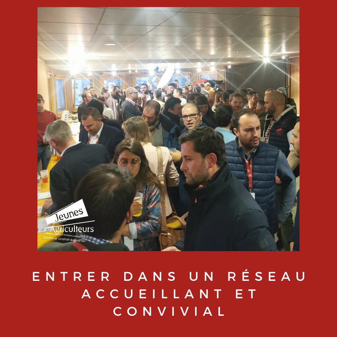 [Semaine de l'Adhésion]
Adhérer à JA c'est : "Entrer dans un réseau accueillant et convivial"
#jeunesagriculteurs #janpdc #agri #syndicat #adhérent