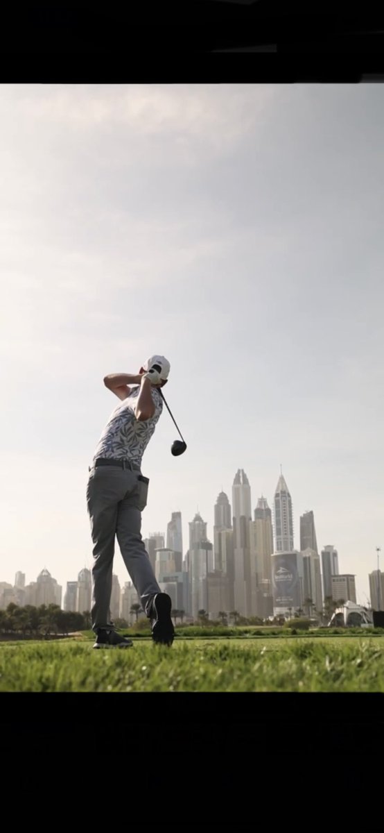 World class event here @DubaiDCGolf from start to finish. Congrats to @McIlroyRory on his 4th win of this event 🏆 👏👏 Up and down week for me but overall pleased with a top 40 at first Rolex series event of the year. Games definitely trending and looking forward next week