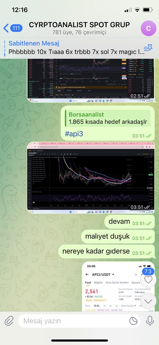 Bır ruzgar gectı #btc          piyasasından 
#binance          grup 7/24 çalışmaya devam saatlerce gunlerce beklemıze gerek yok. 
Aç kapa , doğru noktada işleme gir… 
Kuralları uygula dolarları bas 💰💰💵💵
Grup katılımı için dm den mesaj yazabılırsınız..
Grup