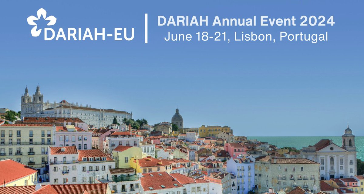 Just under two weeks remaining to submit your proposals to the @DARIAHeu Annual Event 2024, taking place from June 18-21 in Lisbon, Portugal 🇵🇹 ➡️ Read more & submit your abstract here: annualevent.dariah.eu