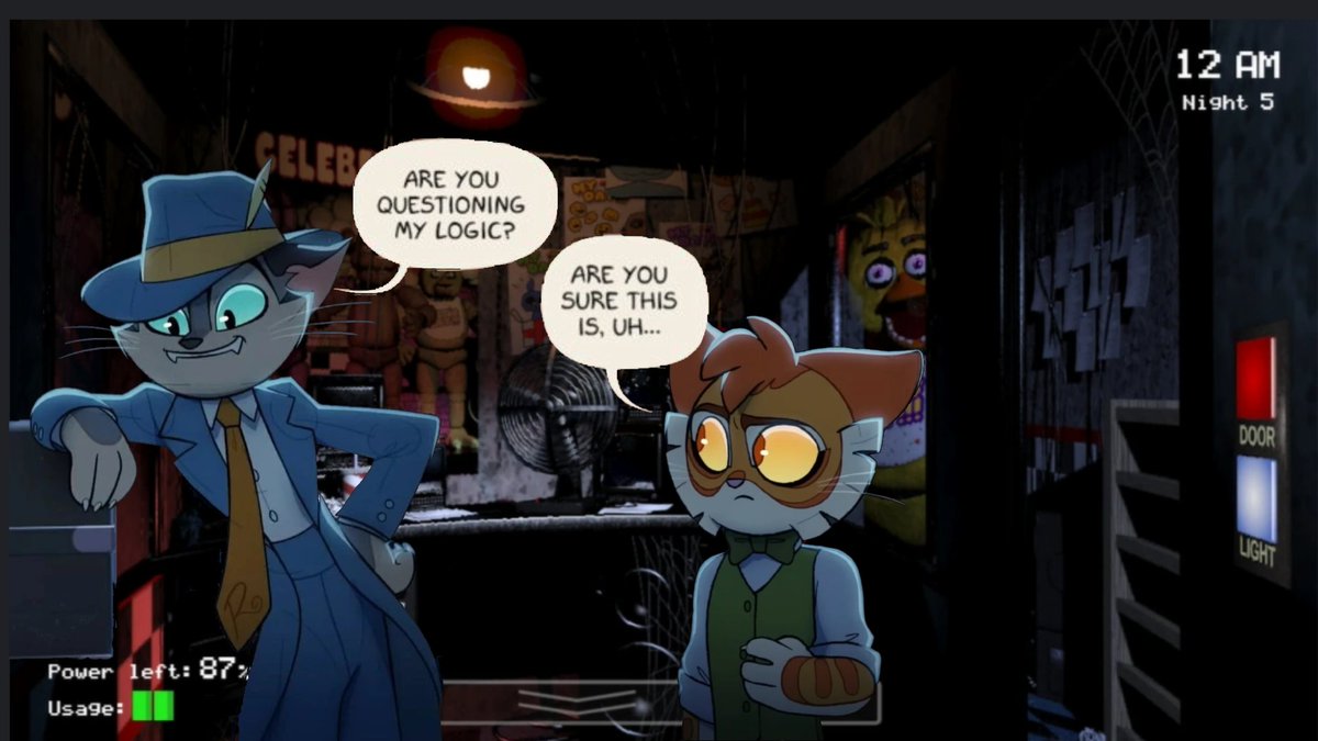 DAILY LACKADAISY MEME: DAY 1

Rocky has found a way to make the generator life last

#lackadaisy #lackadaisycats #lackadaisymeme #lackadaisyrocky #lackadaisyfreckle