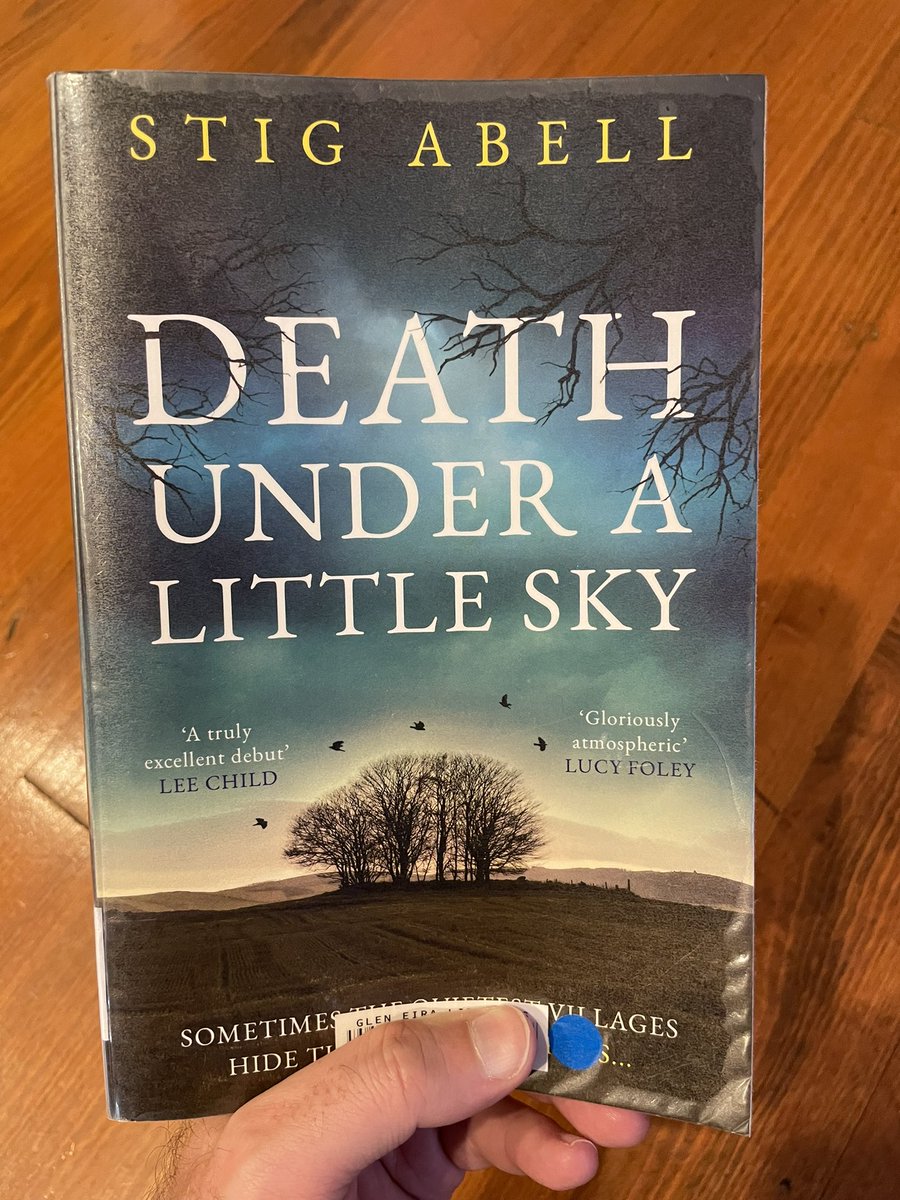 Week 4 Book 6 of my #2024Reads journey. Time for another new author and one who is discovered via their recommendation of a completely different book! It’s #DeathUnderALittleSky the debut novel by @StigAbell.