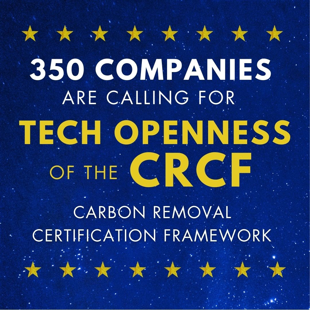 📣 Calling for tech-openness in the CRCF  📅 Tomorrow, European negotiators will be meeting for the next #Trilogue of the #CRCF - potentially the most important piece of carbon dioxide removal (#CDR) legislation in the world right now. 👉docs.google.com/document/d/10L…