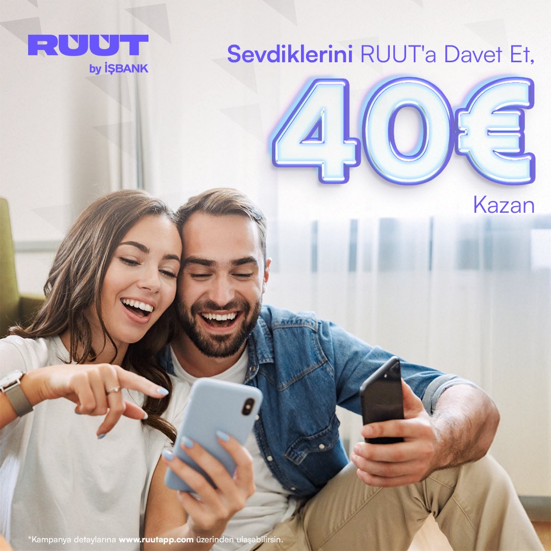 ruut_nl's tweet photo. Arkadaşını RUUT'a getir, ödüllerin tadını birlikte çıkarın!

Evet doğru duydun, RUUT’a davet ettiğin her arkadaşın için sen 40€ ödül kazanırken, arkadaşın da 20€ kazanacak. Hadi sen de bu fırsattan yararlanmak için şimdi harekete geç! https://t.co/j9YbQrWXE3 🔗🎁 https://t.co/RdXuDa5yMf