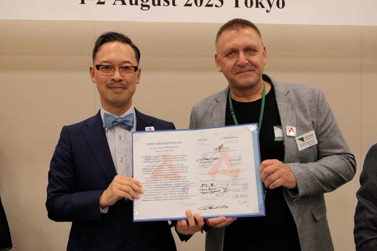 freenationsrf's tweet image. Documents approved by leaders of National Liberation Movements regarding key aspects of #DecolonizationRF &amp;amp; Reconstruction #PostRussianSpaces(100% #denuclearization +new borders)will be very important at final stage of collapse imperial #Moscovia(everything will happen quickly)💯