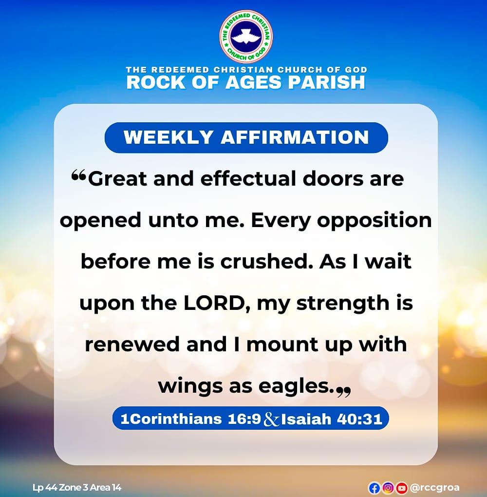 rccgroa's tweet photo. #rccg #rccgroa #RCCGFast #salvation #JesusChrist https://t.co/hauPBmSdG0