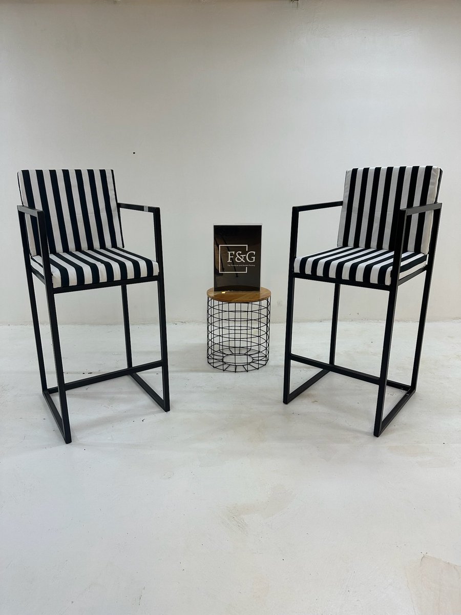FnG_Kenya's tweet image. Take a seat in style! ✨Meet the latest stars of our collection: the sleek and stunning Lustra bar stools. #furniture #barstools #furnituredesigns
