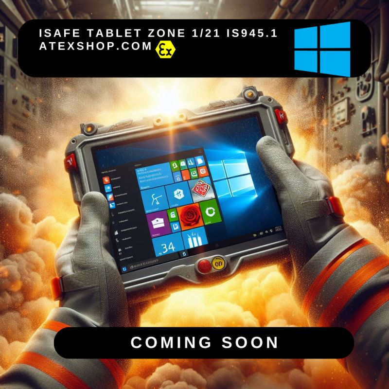 The secret is out! We are thrilled to introduce our latest product development - the 10.1-inch tablet IS945.1 with charging options for explosion-proof areas, available from 1/21.

#5Gtablets #knowledgeworkers #predictive #process #industry.