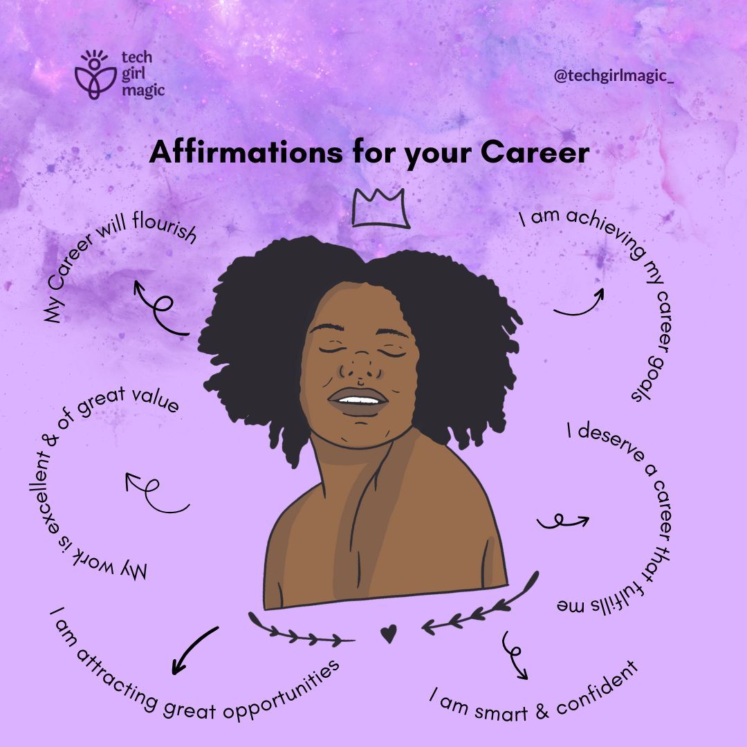 techgirlmagic_'s tweet photo. Welcome to a New Week Queens!💜
Practice saying these positive Career affirmations to yourself as often as you can✨🙌🏼
Which ones resonate with you the most? Add more in the comments⬇️
.
.
.
.
.
.
#techgirlmagic #careeraffirmations #newweek #monday #womenintech #sociaimpact https://t.co/BzDObBmcAc