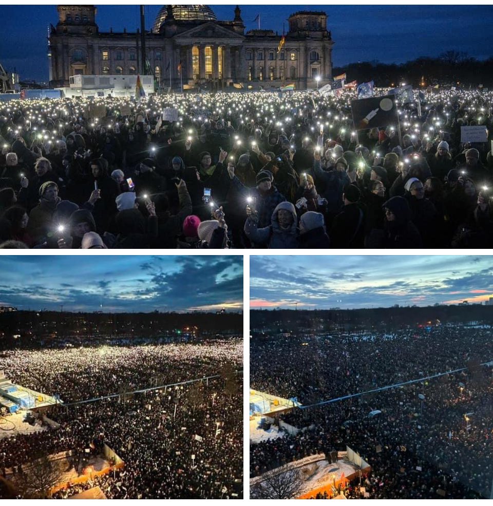 Weil es am Wochenende so viel Licht ✨ gab und weil es 2024 noch so viel mehr Licht in 🇩🇪 und 🇪🇺🇺🇦 braucht: Dranbleiben. Draußenbleiben. #EuropaDemo #NieWiederIstJetzt #DemocracyVsAutocracy #PulseofEurope 👉zusammen-gegen-rechts.org 👉demokrateam.org/demos/