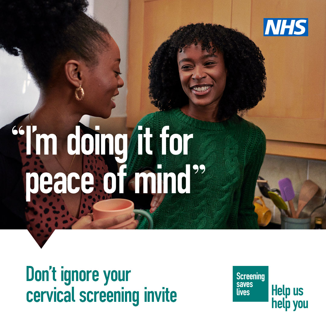 Cervical screening is one of the best ways to protect yourself from cervical cancer. It's not a test for cancer, it's a test to help prevent cancer. Protect yourself — attend your cervical screening when invited. nhs.uk/cervicalscreen… #CervicalCancerPreventionWeek