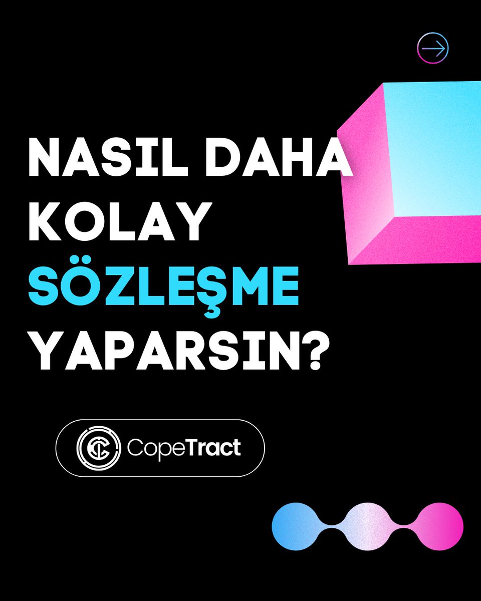 CopeTract's tweet photo. 🚀 #CopeTract ile akıllı sözleşmeler kolay ve hızlı! 
✨ Sözleşme değişikliklerini anında görün.
🔔 Her adımı bildirimlerle takip edin.
📝 Hatasız anlaşmalar.
🛠️ Size uygun sözleşme sistemi entegresi.
🌐 İş akışınızı bugün dönüştürün! #contracts https://t.co/HQSAM14UEh