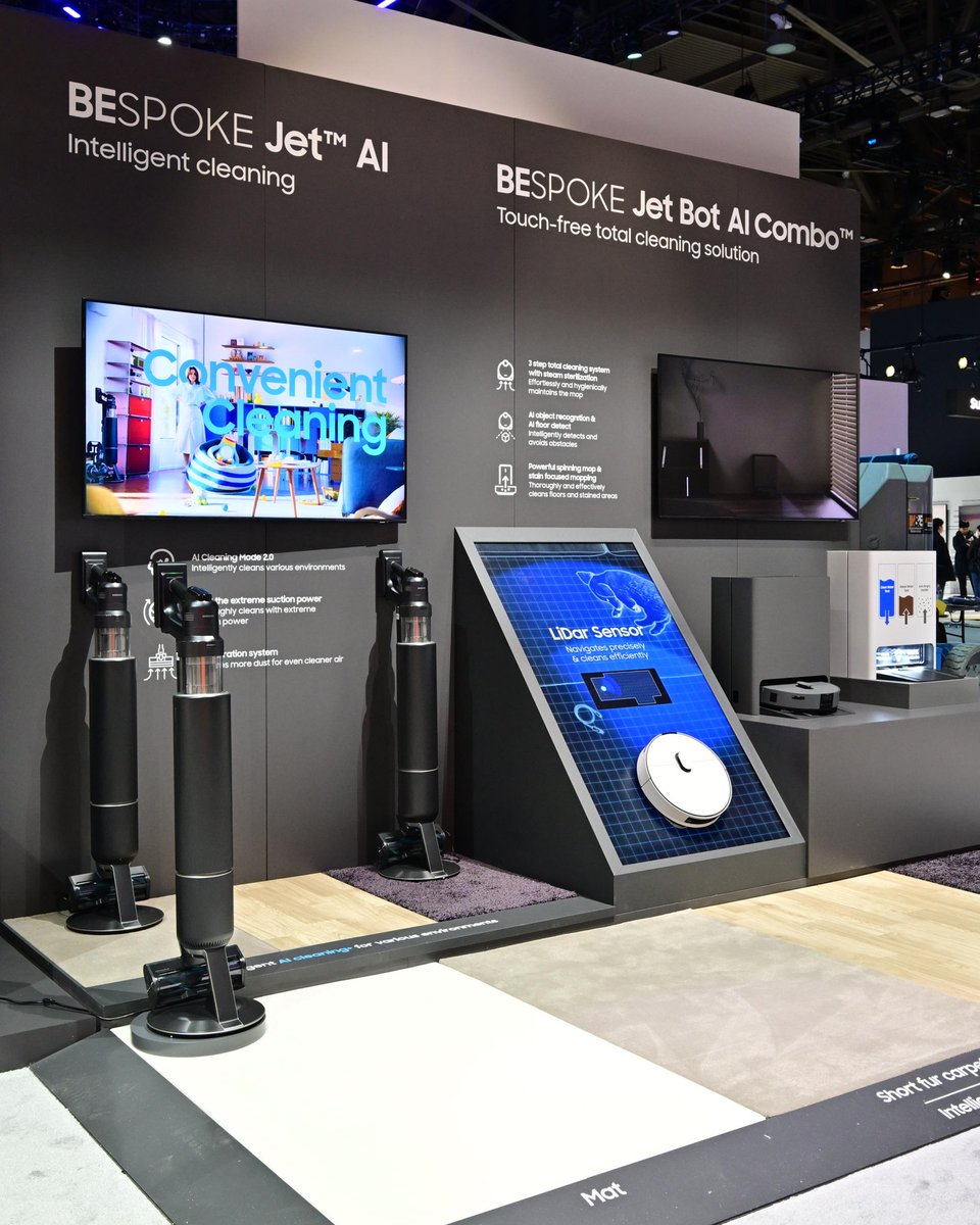 Discover more about Samsung Home Appliances:
bit.ly/48Hsgi6

#CES2024 #Innovation #AI #BespokeAI #SamsungBespoke #Samsung
