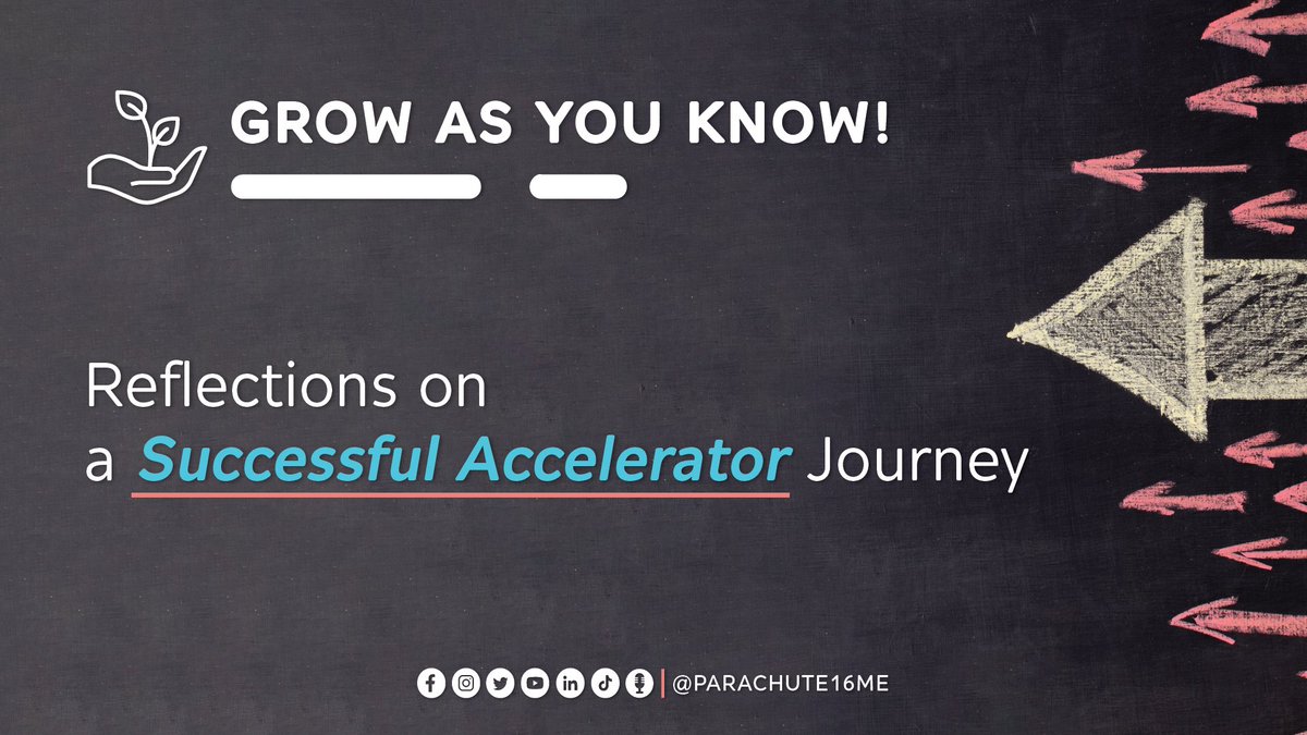🌟 Concluding our #accelerator journey at #PARACHUTE16! ,' we dive deep into the transformative experience of our startups. 🛤️ Join us in exploring key learnings and celebrating the progress made during this incredible program! #FLYP16 #PARACHUTE16 #StartupSuccess