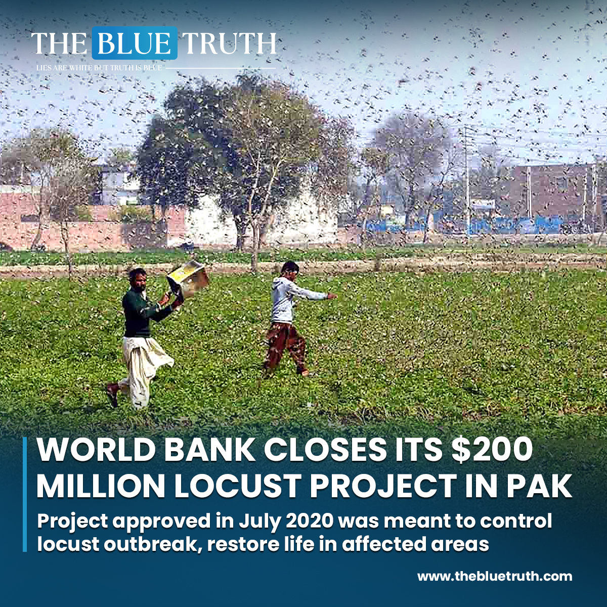 The World Bank has closed its locust emergency and food security (Leaf) project, for which it had approved $200 million.
#WorldBankProject #LocustControl #AgriculturalSupport #EconomicDevelopment
#InternationalAid #EconomicRecovery #tbt #TheBlueTruth
