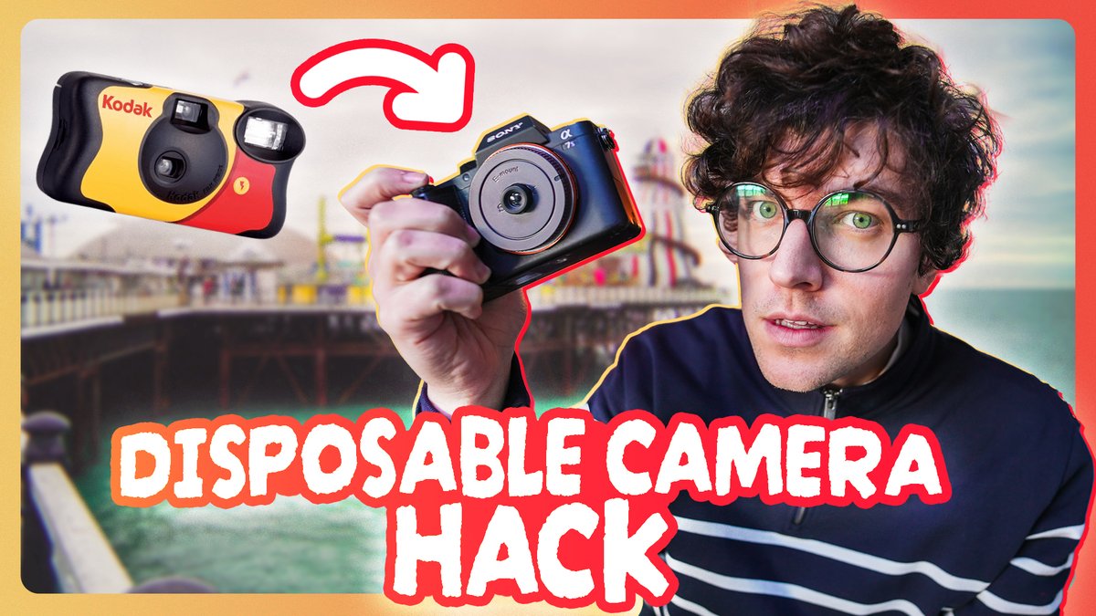 I hacked a disposable camera to make the world's smallest lens and took some funky retro photos with it! 📸🌊🚨 watch here >> youtu.be/BvPkAlXT6XQ <<