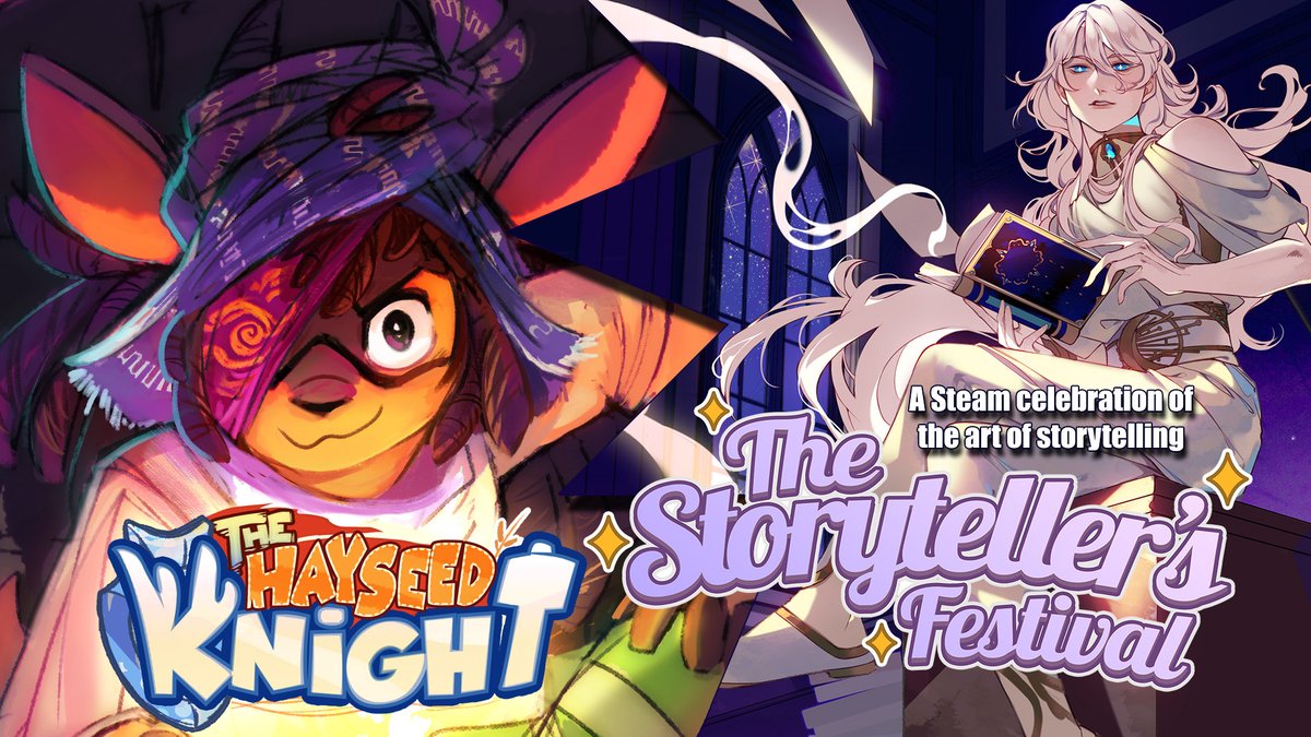 I'm extremely honored to announce The Hayseed Knight has been selected to be part of #TheStorytellersFestival 2024! A million thanks to @TwoHalfStudios for creating this event! The festival will kick off on the 29th of January at 10am PST, don't miss it!