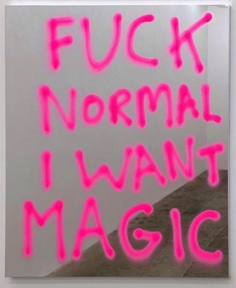 Fuck normal. I want magic with you ♡